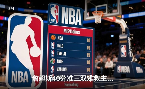 詹姆斯40分准三双难救主，勇士加时险胜湖人扳平系列赛 - 3